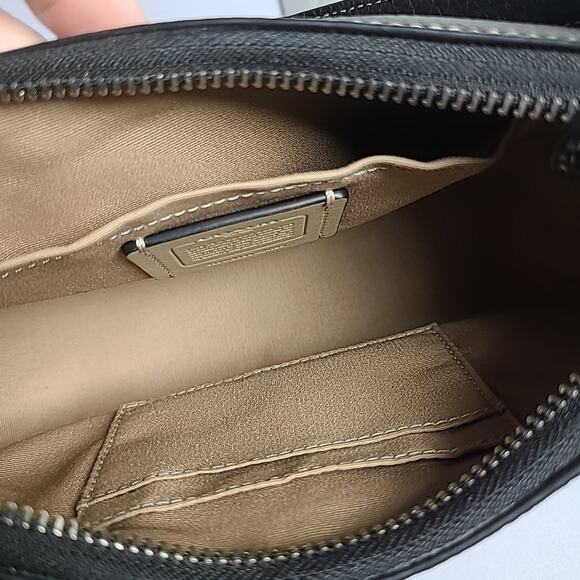 COACH Teri Crossbody Shoulder Bag Checkerboard Chalk/Black Coachtopia CR103 - Picture 9 of 10